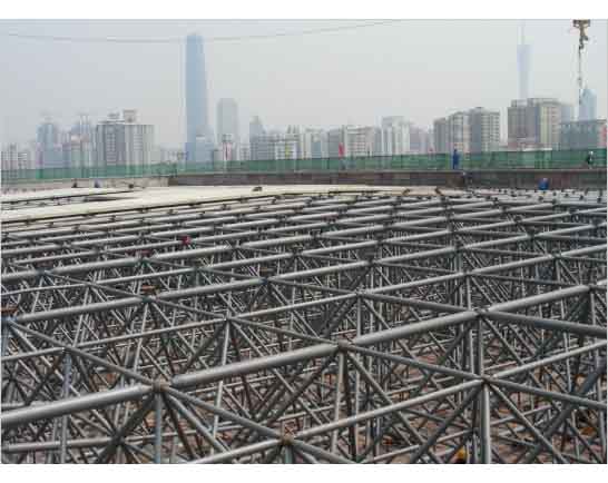 黄浦新建铁路干线广州调度网架工程